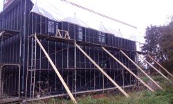 Монтаж керамогранита выполнен на скрытые кляммера 13 Монтаж керамогранита на скрытые кляммера 13