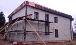 Монтаж керамогранита выполнен на скрытые кляммера 23 Монтаж керамогранита на скрытые кляммера 23