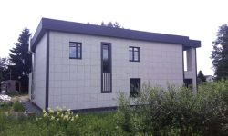 Монтаж керамогранита выполнен на скрытые кляммера 6 Монтаж керамогранита на скрытые кляммера 6