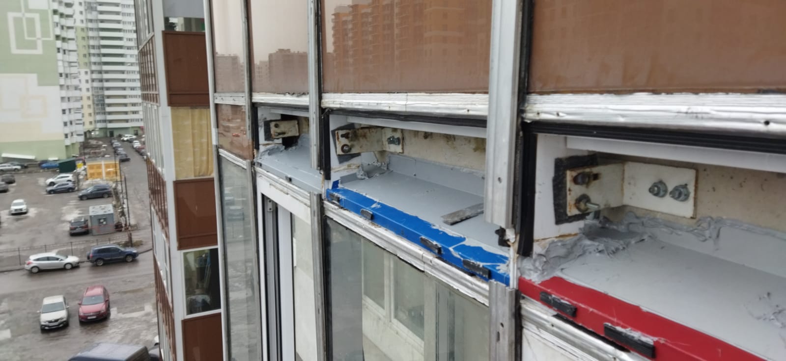 Устранение протечек остекления